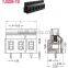 LED Screw Terminal Block 5-Pin Power Splitter Brass Terminal Block Connectors