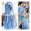 5 Color Blonde Long Straight Party Hair Wig Blond Mixed Color Gradient Curly Ladies Party Wig Not Lace Front Synthetic Hair