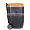 handle beer cans hot sale modern camping plastic OUTDOOR hiking beer trolley cooler box portable camping cool box ice workmen