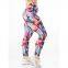 Woman's plus size Capris Activewear Exercise Leggings w/Designs&Digital&Mesh