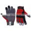 HANDLANDY Red elastic cuff Mechanic Vibration-Resistant gloves with touch screen fingertips,safety work gloves