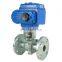 DKV irrigation miniature actuator small gas stainless steel 304 ss304 small electric flange ball valve