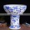 Large Outdoor Peony Flower Stands Design Decorative Ceramic Flower Fish Pots