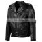2021 Cheap Price hot sale  new PU Plus Size Motorcycle coat  with pocket plain dyed leather jacket
