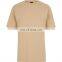 High quality wholesale cheap cotton men's khaki plain T-shirt