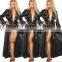 Wholesale Sexy Nighty White, Valentine Bath Silk Women Long Lace Robe Femme/