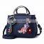Women Bag Leather Handbag, Women Shoulder Bag Tote Flowers Shell A Main Femme Rivets Fur Ball Pendant Luxury Designer Ladies/