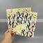 Customize printed gold clothes zipper bags aluminum foil plastic packaging