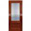 White American style modern prehung glass panel bedroom luxury wooden door fancy wood door design