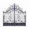 Wrought iron front main gate designs for home steel iron doors