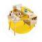 Home furniture mirrored wooden wardrobes with dressing table