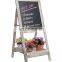 Freestanding Chalkboard Message Board Easel