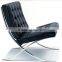 Barcelona chair with foot stool American style furniture                        
                                                Quality Choice