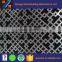 curtain wall aluminum panel with perforated round cornered square patterns