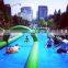Guangzhou summer inflatable water slide inflatable toy with pools for sale