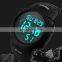 SKMEI 1068 Men Digital Outdoor Sport Timing Watches Big Dial Chronograph Rubber Strap Wrist Watches