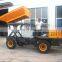 Scissor lift Agricultural use FCY25H  high tip mini  4*4 Mini wheel Tractor dumper for Palm Fruit transport