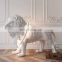 2022 new design white Domineering Lion Lamp sculpture male lion Modern Living Room Hotel Lobby Villa Floor Lamp