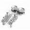 Heavy duty farm industry 600lbs double barn door hardware hanger kits for interior or external barn door