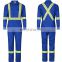 Reflective Tapes Light Blue FR Cotton Fire Retardant Coverall, Safety Coverall