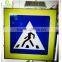 High luminous LED customized solar powered pedestrian traffic warning sign