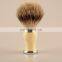 China manufacturer mens cleaning flexible natural badger hair razor shaving  brush resin handle