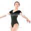 Girls Two Tone Velvet Leotard, Girl Leotard, Training Dancewear
