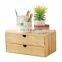 Minimalist portable wooden kitchen desktop & drawer office file storage dressing table organizer with multiple functions