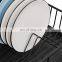 Small Dish Drying Rack with Tray Compact Dish Drainer for Kitchen Counter Cabinet