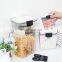 2022 New BPA-Free 4 Pack Pantry Organization ABS Airtight food container set Kitchen combination set container with spoon