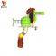 Forest Theme Amusement Park Rides Games Outdoor Toys Kids Plastic Slide Playground for Sale