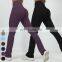 Custom Ladies New Workout Tight Sports Pant Gym Fitness Stretch Leggings High Waist Scrunch Butt Lifting Flare Yoga Pants Women