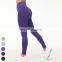 INS Wholesale Seamless Tight Leggings Women's Peach Butt High Waist Gym Yoga Pants Stretchy Workout Fitness Sports Wear