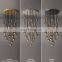Modern Crystal Molecular Pendants Chandelier Ceiling Lighting Fixture For Living Dining Room Bedroom Kitchen Island Foyer Lobby