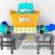 High torque Wood plastic textile waste double shaft shredder