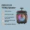 ZQS12110 30W power wireless OEM single 12-inch speaker  bluetooth speaker with colorful lights