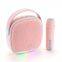 Ktv Audio Portable Mini Wireless BT Speaker With Karaoke Microphone Subwoofer For Outdoor Phone Pc