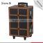 2016 Wholesale fashion professional beauty portable make up vanity case with lighted mirror