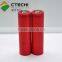 High capacity 3400mah NCR18650BF li-ion 3.7v battery cell with pins