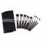 10 pcs Kit w/ Leather Bag Holder Professional Makeup Brush Set