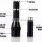 (130210) High Quality 800 Lumens Long Distance Tactical Hunting Torch Light