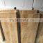 brushed American white oak stair covers