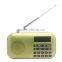 2016 Newest Portable Digital Speaker Recoding Radio Mini Pocket TF card FM radio