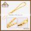 Fashion gold phone strap with ball chain