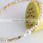 New Women Pearl Bangles Rose Gold Plated Charm Bracelets Fashion Jewelry