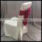 latest wedding decoration 100% polyester hotel chair cover with nice design