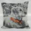 PLUS Hot sale custom printing dog decorative pillow cover for home decoration