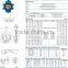OEM Chinese manufacturers JIS DPS wafer lug double eccentric flanged butterfly valve