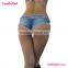 Hot sexy fashion womens jean shorts in high quality