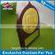 Electroplating metal trophy plaques wooden shield awards wholesale